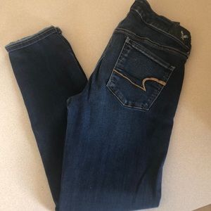 AE dark wash jeans